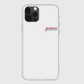 Чехол для iPhone 12 Pro Max с принтом RUSSIAN FEDERATION - BREND 1 в Белгороде, Силикон |  | россия