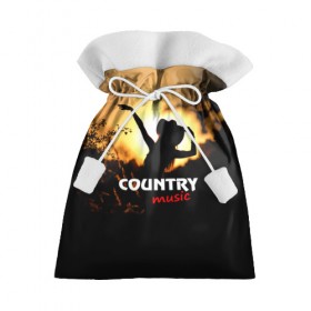 Подарочный 3D мешок с принтом Country music в Белгороде, 100% полиэстер | Размер: 29*39 см | Тематика изображения на принте: country | music | девушка | кантри | ковбой | мелодия | музыка | шляпа