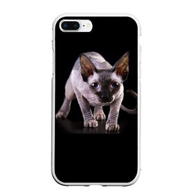 Чехол для iPhone 7Plus/8 Plus матовый с принтом Сфинкс в Белгороде, Силикон | Область печати: задняя сторона чехла, без боковых панелей | взгляд | глаза | голова животного | киска | кот | котёнок | кошка | прикольные картинки