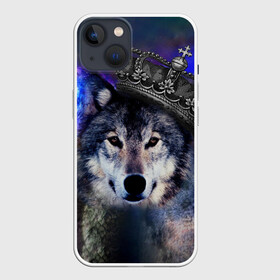 Чехол для iPhone 13 с принтом King Wolf в Белгороде,  |  | животное | зверь | космос | природа волк | русь | славяне