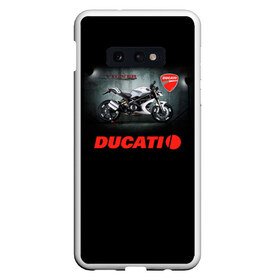 Чехол для Samsung S10E с принтом Ducati 4 в Белгороде, Силикон | Область печати: задняя сторона чехла, без боковых панелей | ducati | moto | дукати | мото | мотоцикл | мотоциклы