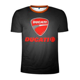 Мужская футболка 3D спортивная с принтом Ducati 3 в Белгороде, 100% полиэстер с улучшенными характеристиками | приталенный силуэт, круглая горловина, широкие плечи, сужается к линии бедра | ducati | moto | дукати | мото | мотоцикл | мотоциклы