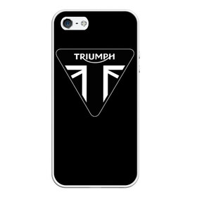 Чехол для iPhone 5/5S матовый с принтом Triumph 4 в Белгороде, Силикон | Область печати: задняя сторона чехла, без боковых панелей | moto | triumph | мотоцикл | мотоциклы | триумф