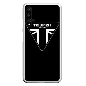 Чехол для Honor 20 с принтом Triumph 4 в Белгороде, Силикон | Область печати: задняя сторона чехла, без боковых панелей | Тематика изображения на принте: moto | triumph | мотоцикл | мотоциклы | триумф