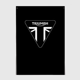 Постер с принтом Triumph 4 в Белгороде, 100% бумага
 | бумага, плотность 150 мг. Матовая, но за счет высокого коэффициента гладкости имеет небольшой блеск и дает на свету блики, но в отличии от глянцевой бумаги не покрыта лаком | Тематика изображения на принте: moto | triumph | мотоцикл | мотоциклы | триумф