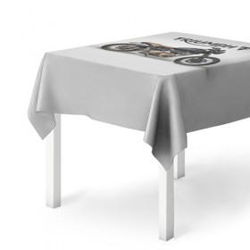 Скатерть 3D с принтом Triumph 2 в Белгороде, 100% полиэстер (ткань не мнется и не растягивается) | Размер: 150*150 см | Тематика изображения на принте: moto | triumph | мотоцикл | мотоциклы | триумф