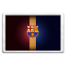 Магнит 45*70 с принтом Barcelona FC в Белгороде, Пластик | Размер: 78*52 мм; Размер печати: 70*45 | Тематика изображения на принте: барса | барселона | испания | клуб | фк | футбол | футбольный