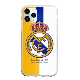 Чехол для iPhone 11 Pro матовый с принтом Real Madrid CF в Белгороде, Силикон |  | football | испания | клуб | мадрид | реал | фк | футбольный