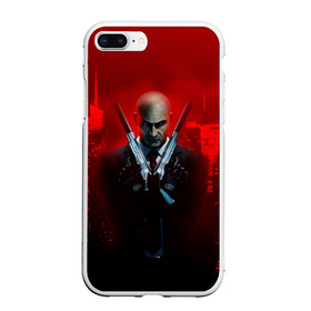 Чехол для iPhone 7Plus/8 Plus матовый с принтом Hitman в Белгороде, Силикон | Область печати: задняя сторона чехла, без боковых панелей | agent | hitman | агент 47 | хитмэн