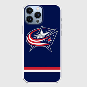 Чехол для iPhone 13 Pro Max с принтом Columbus Blue Jackets в Белгороде,  |  | Тематика изображения на принте: columbus blue jackets | hockey | nhl | нхл | хоккей