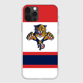 Чехол для iPhone 12 Pro Max с принтом Florida Panthers white в Белгороде, Силикон |  | Тематика изображения на принте: florida panthers | hockey | nhl | нхл | хоккей