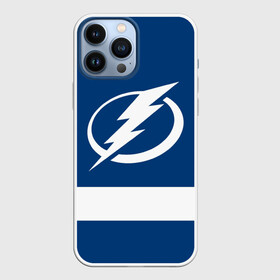 Чехол для iPhone 13 Pro Max с принтом Tampa Bay Lightning в Белгороде,  |  | Тематика изображения на принте: hockey | nhl | tampa bay lightning | нхл | хоккей