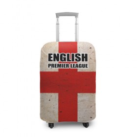 Чехол для чемодана 3D с принтом English Premier League в Белгороде, 86% полиэфир, 14% спандекс | двустороннее нанесение принта, прорези для ручек и колес | euro | англия | болельщик | премьер лига | футбол | футболист | чемпионат европы