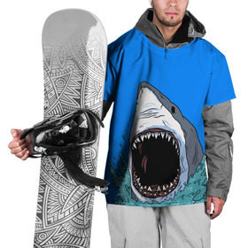 Накидка на куртку 3D с принтом shark в Белгороде, 100% полиэстер |  | Тематика изображения на принте: fish | ocean | shark | water | акула | море | океан | рыба