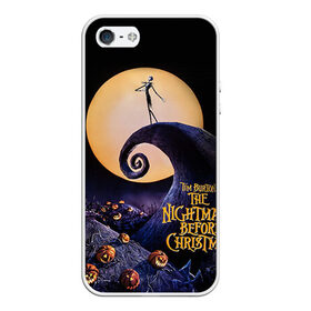 Чехол для iPhone 5/5S матовый с принтом nightmare before christmas в Белгороде, Силикон | Область печати: задняя сторона чехла, без боковых панелей | helloween | бертон | бугимен | бугимэн | вампиры | джек скелингтон | доктор филькельштейн | корыто | крыто | кукла | повелитель тыкв | рождество | сhristmas | салли | тим | тим бертон | тыква | хеллоуин | шито