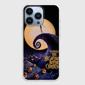 Чехол для iPhone 13 Pro с принтом nightmare before christmas в Белгороде,  |  | helloween | бертон | бугимен | бугимэн | вампиры | джек скелингтон | доктор филькельштейн | корыто | крыто | кукла | повелитель тыкв | рождество | сhristmas | салли | тим | тим бертон | тыква | хеллоуин | шито