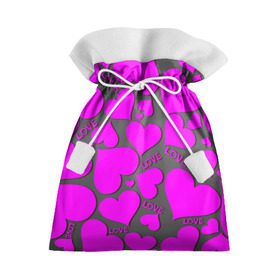 Подарочный 3D мешок с принтом Любовная история в Белгороде, 100% полиэстер | Размер: 29*39 см | Тематика изображения на принте: любовь | поцелуй | святой валентин | сердце | счастье | я люблю тебя