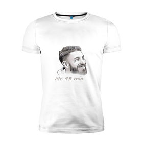 Мужская футболка премиум с принтом Sergio Ramos в Белгороде, 92% хлопок, 8% лайкра | приталенный силуэт, круглый вырез ворота, длина до линии бедра, короткий рукав | 