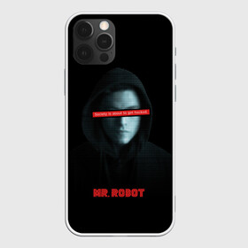 Чехол для iPhone 12 Pro с принтом Mr Robot в Белгороде, силикон | область печати: задняя сторона чехла, без боковых панелей | fsociety | mr robot | анонимус | мистер робот