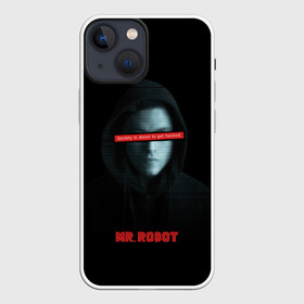 Чехол для iPhone 13 mini с принтом Mr Robot в Белгороде,  |  | fsociety | mr robot | анонимус | мистер робот