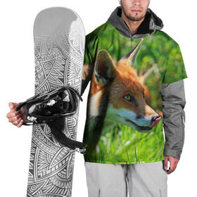 Накидка на куртку 3D с принтом Лисица в Белгороде, 100% полиэстер |  | животные | лес | лиса | природа | рыжая