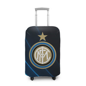 Чехол для чемодана 3D с принтом Inter Milan в Белгороде, 86% полиэфир, 14% спандекс | двустороннее нанесение принта, прорези для ручек и колес | inter | milan | интер | италия | милан | футбол | футболист