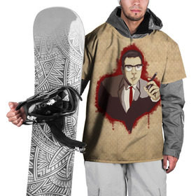 Накидка на куртку 3D с принтом Dr. Thredson в Белгороде, 100% полиэстер |  | американская история ужасов