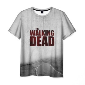 Мужская футболка 3D с принтом The Walking Dead в Белгороде, 100% полиэфир | прямой крой, круглый вырез горловины, длина до линии бедер | the walking dead | америка | апокалипсис | глен | дерил | зомби | карл | кровь | рик | сша | ходячие мертвецы