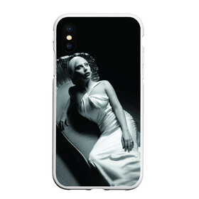 Чехол для iPhone XS Max матовый с принтом Lady Gaga в Белгороде, Силикон | Область печати: задняя сторона чехла, без боковых панелей | american horror story | американская история ужасов