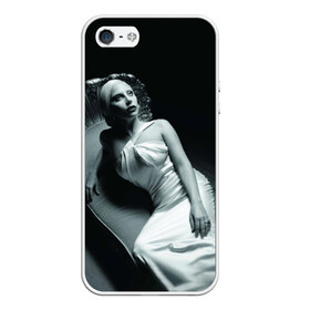 Чехол для iPhone 5/5S матовый с принтом Lady Gaga в Белгороде, Силикон | Область печати: задняя сторона чехла, без боковых панелей | american horror story | американская история ужасов