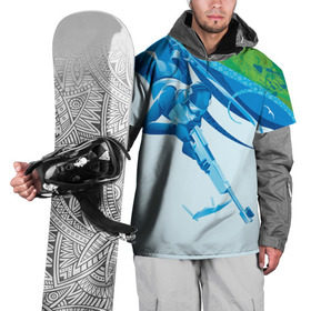 Накидка на куртку 3D с принтом Биатлон Зимний вид спорта в Белгороде, 100% полиэстер |  | biathlon | биатлон | гонка | зимний | кубок мира | спринт | чемпионат | чемпионат мира | эстафета