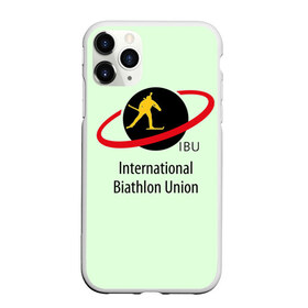 Чехол для iPhone 11 Pro матовый с принтом IBU в Белгороде, Силикон |  | biathlon | ibu | international biathlon union | биатлон | гонка | зимний спорт | кубок мира | олимпиада | спорт | спринт | чемпионат | чемпионат мира | эстафета