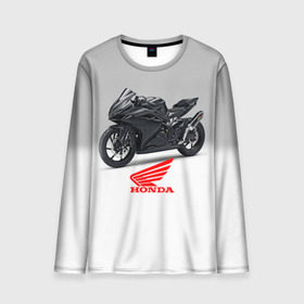 Мужской лонгслив 3D с принтом Honda 3 в Белгороде, 100% полиэстер | длинные рукава, круглый вырез горловины, полуприлегающий силуэт | honda | moto | мото | мотоцикл | мотоциклы | хонда