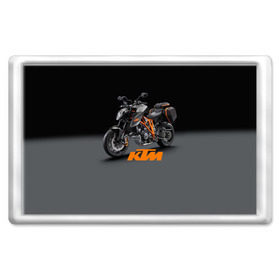 Магнит 45*70 с принтом KTM 4 в Белгороде, Пластик | Размер: 78*52 мм; Размер печати: 70*45 | ktm | moto | катээм | ктм | мото | мотоцикл | мотоциклы