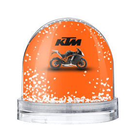 Снежный шар с принтом KTM 1 в Белгороде, Пластик | Изображение внутри шара печатается на глянцевой фотобумаге с двух сторон | ktm | moto | катээм | ктм | мото | мотоцикл | мотоциклы