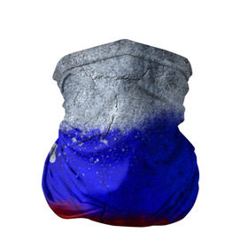 Бандана-труба 3D с принтом Триколор (Краской на земле) в Белгороде, 100% полиэстер, ткань с особыми свойствами — Activecool | плотность 150‒180 г/м2; хорошо тянется, но сохраняет форму | russia | белый | красный | российский флаг | россия | синий | триколор