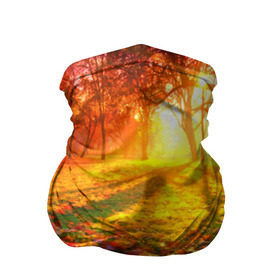 Бандана-труба 3D с принтом Осень в Белгороде, 100% полиэстер, ткань с особыми свойствами — Activecool | плотность 150‒180 г/м2; хорошо тянется, но сохраняет форму | autumn | bright | colors | forest | trees | деревья | краски | лес | лучи | осень | солнце | цвета | яркие