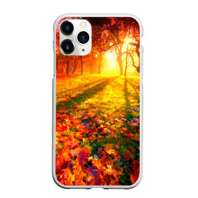 Чехол для iPhone 11 Pro матовый с принтом Осень в Белгороде, Силикон |  | autumn | bright | colors | forest | trees | деревья | краски | лес | лучи | осень | солнце | цвета | яркие