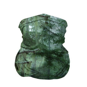 Бандана-труба 3D с принтом Дремучий лес в Белгороде, 100% полиэстер, ткань с особыми свойствами — Activecool | плотность 150‒180 г/м2; хорошо тянется, но сохраняет форму | camouflage | dense | fog | forest | spruce | tree | дремучий | ёлка | ельник | камуфляж | лес | маскировка | туман