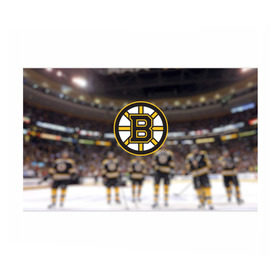 Бумага для упаковки 3D с принтом Boston Bruins в Белгороде, пластик и полированная сталь | круглая форма, металлическое крепление в виде кольца | Тематика изображения на принте: бостон | брюинз