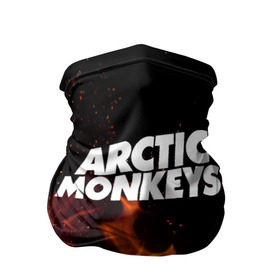 Бандана-труба 3D с принтом Arctic Monkeys fire в Белгороде, 100% полиэстер, ткань с особыми свойствами — Activecool | плотность 150‒180 г/м2; хорошо тянется, но сохраняет форму | Тематика изображения на принте: 