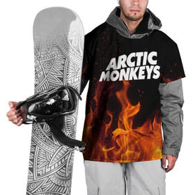 Накидка на куртку 3D с принтом Arctic Monkeys fire в Белгороде, 100% полиэстер |  | Тематика изображения на принте: 