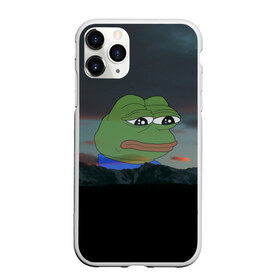 Чехол для iPhone 11 Pro матовый с принтом Sad frog в Белгороде, Силикон |  | Тематика изображения на принте: pepe | пепе