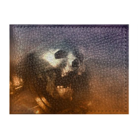 Обложка для студенческого билета с принтом Doom в Белгороде, натуральная кожа | Размер: 11*8 см; Печать на всей внешней стороне | Тематика изображения на принте: doom | skull | slayer | палач | скелет | череп