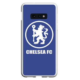 Чехол для Samsung S10E с принтом Chelsea FC в Белгороде, Силикон | Область печати: задняя сторона чехла, без боковых панелей | chelsea | англия | премьер лига | фанат | футбол | футболист | челси