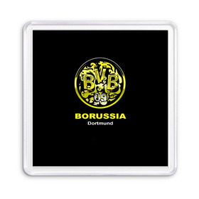 Магнит 55*55 с принтом Borussia Dortmund в Белгороде, Пластик | Размер: 65*65 мм; Размер печати: 55*55 мм | Тематика изображения на принте: боруссия | дортмунд