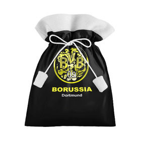Подарочный 3D мешок с принтом Borussia Dortmund в Белгороде, 100% полиэстер | Размер: 29*39 см | боруссия | дортмунд
