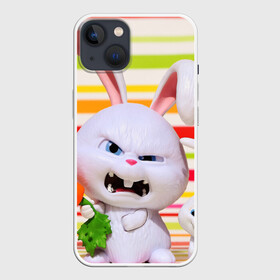 Чехол для iPhone 13 с принтом Злой кролик в Белгороде,  |  | животные | злой | игрушка | кролик | мультфильм | тайная жизнь домашних животных