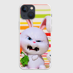 Чехол для iPhone 13 mini с принтом Злой кролик в Белгороде,  |  | животные | злой | игрушка | кролик | мультфильм | тайная жизнь домашних животных