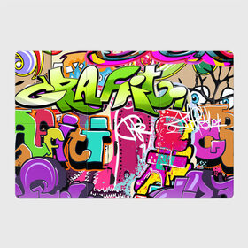 Магнитный плакат 3Х2 с принтом Граффити в Белгороде, Полимерный материал с магнитным слоем | 6 деталей размером 9*9 см | балон | граффити | краски | молодежь | рисунок | стена | стиль | улица | уличный образ